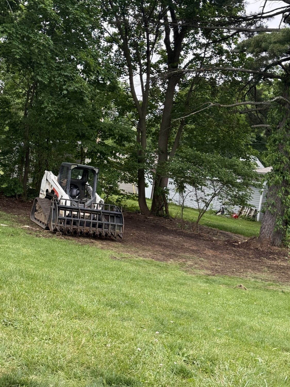 Site work completed by Precision Grounds Co.